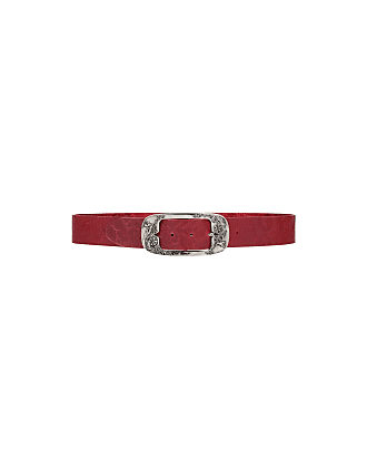 Mens red designer sale belts