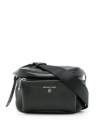 Michael Kors Women's Bradshaw Small Studded Leather Shoulder Bag - Black, Size: One Size