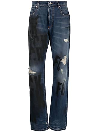 Luigi Jean Black - Mens Premium Streetwear Flared Hand Detailed Denim Lorenzo Veratti