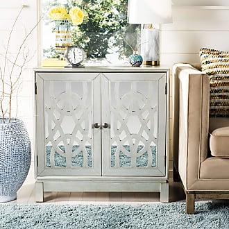 Safavieh Home Ashlynn Silver Mirrored 2-door Chest