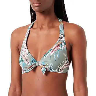 ESPRIT Padded Underwired Bra with Graphic Lace, zimt : : Fashion