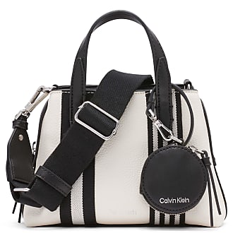 Calvin Klein Masonite Crossbody, Neutral White, Crossbody Bags, Clothing  & Accessories