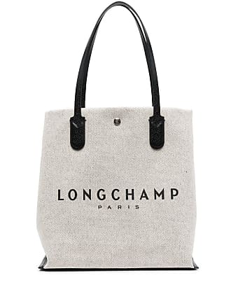 Longchamp Medium Mailbox Suede & Leather Top Handle Bag in Brown