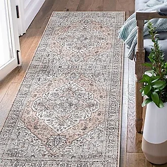 Moroccan Washable Runner Rug 2x10 Runner Rugs With Rubber Backing Ultrathin  Vint