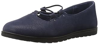 Easy Street Womens Effie Flat, Navy, 7.5 W US