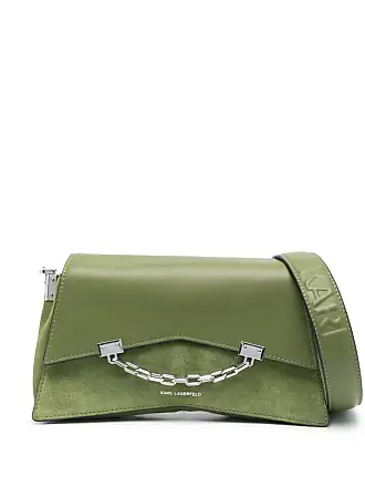 Karl Lagerfeld K/Seven monogram-debossed Shoulder Bag - Green