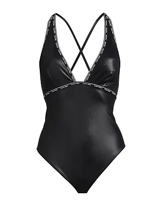 Calvin Klein Underwear scoop-back Metallic Swimsuit - Farfetch
