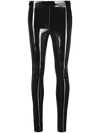 Alice & Olivia Maddox high-shine leggings - women - Spandex/Elastane/Polyester/Viscose/Polyurethane - 6 - Black