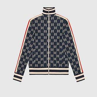 Quilted jacquard jacket with DG Monogram design in Blue