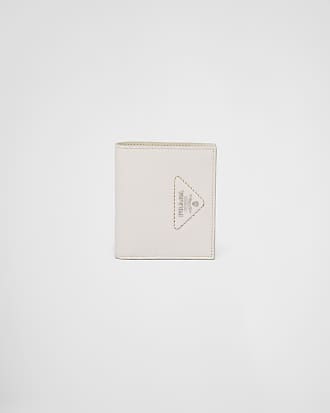 Prada Men's Saffiano Leather Vertical Card Black Holder – Queen