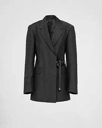 Prada single-breasted tailored coat - Black