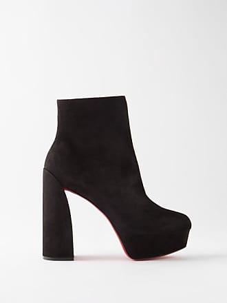 Christian Louboutin  Stretchadoxa 70 black suede ankle boots