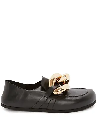 JW Anderson slip-on leather penny loafers - Black