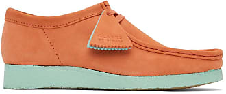 Clarks Orange & Blue Suede Wallabee Derbys