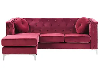 Poltroncina design in velluto bordeaux con gambe oro Romance Bordeaux