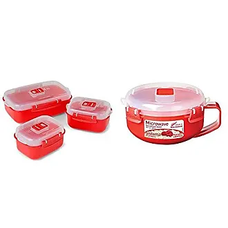 24 Pcs Clear Plastic Food Storage Containers Set With Clip Seal