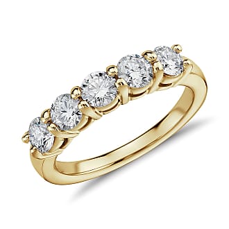 Blue Nile Eternal Five Stone Diamond Ring in 14k Yellow Gold (1 ct. tw.)