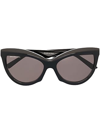 Balenciaga BB0126S Sunglasses Women Black Cat Eye 56mm New 100% Authentic  889652320243