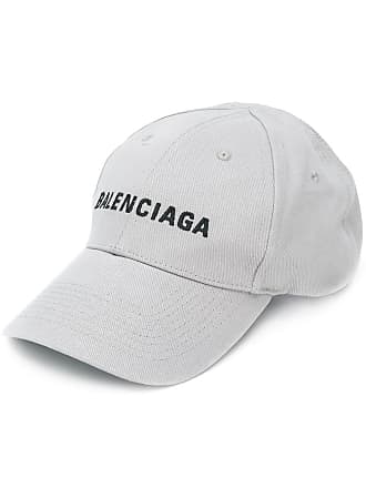 Balenciaga - Men - logo-embroidered Distressed Denim Baseball Cap Gray - L