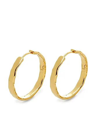 Anonymous 18kt recycled yellow gold twisted hoop earrings