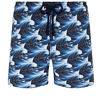 Homme Vêtements Maillots de bain Shorts de bain Short de bain à imprimé vague Vilebrequin pour homme en coloris Bleu 