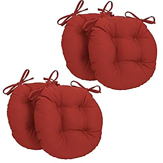 Blazing Needles Solid Twill U-Shaped Tufted Chair Cushions Set of 4 16 Sage