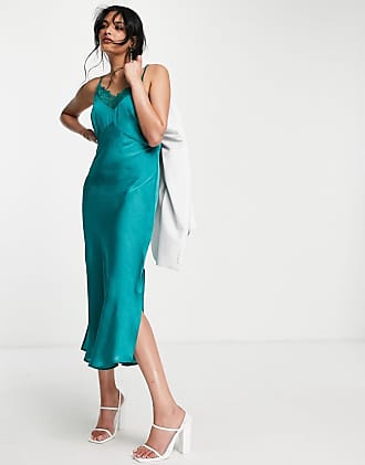 Mode Robes Robes tube French Connection Robe tube bleu style classique 