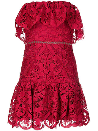 Floral Embroidered Mesh Dress by ML Monique Lhuillier for $85