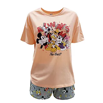 Pigiama corto donna Disney Minnie Mouse in cotone estivo