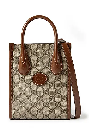 Gucci Disney Small Leather-trimmed Printed Monogrammed Coated