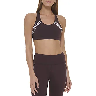 DKNY High Waist Women's Leggings with Pockets & Reflective Piping