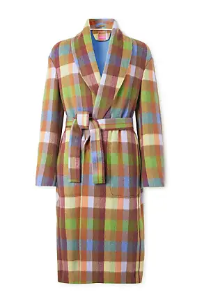 Checked Cotton and Wool-Blend Flannel Robe