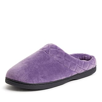 LADIES INDOOR WARM WASHABLE WINTER HOUSESLIP ON SLIPPERS MULES  2244 PALE LILAC