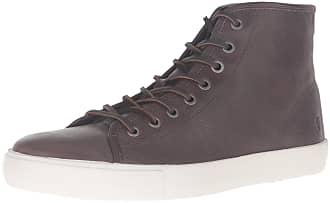 Frye Mens Brett HIGH Fashion Sneaker, Charcoal, 9 M