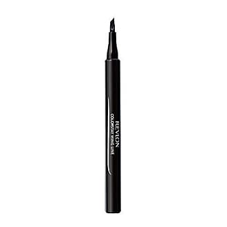 Revlon Liquid Eyeliner Pen by Revlon, ColorStay Wing Line Eye Makeup, Waterproof, Smudgeproof, Longwearing with Angled Felt Tip, 002 Blackest Black, 0.04 Fl 