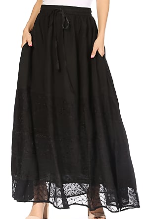 womens casual long skirts