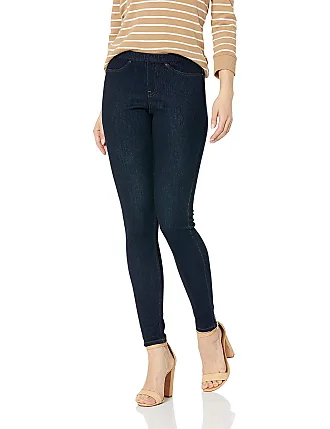 HUE Women's Cuffed Original Jeans Skimmer Leggings