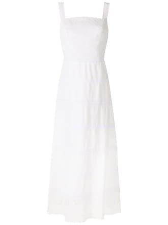 Martha Medeiros Leticia midi dress - women - Linen/Flax/Viscose - 38 - White