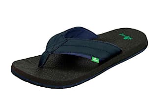 sanuk navy flip flops