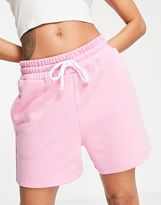 Top Model Shorts Kurze Hose Blumendruck weiß rosa