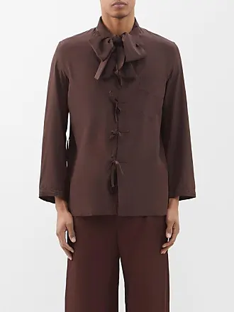 Brown Women's Satin Blouses: Now up to −91% | Stylight