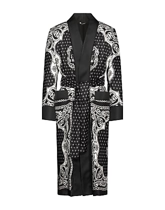 Herren Bekleidung Mäntel Dolce & Gabbana Seide Seide mantel in Schwarz für Herren 