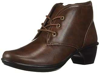 Easy Street Womens Debie Ankle Boot, mid Brown, 8 N US