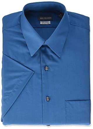 van heusen men's short sleeve dress shirt