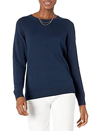 Essentials Damen Leichter Pullover mit Mockneck 