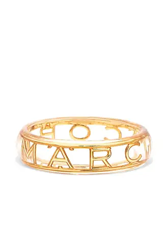 Marc Jacobs Women The J Marc Hinge Bangle Black/Gold