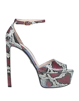 Femme Chaussures Chaussures à talons Sandales à talons Sandales Roberto Cavalli en coloris Rouge 