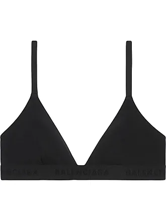 Balenciaga Stretch-cotton Jersey Soft-cup Triangle Bra - Black