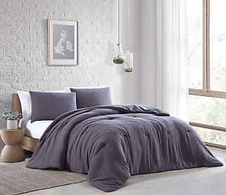 Geneva Home Fashion Annika 3 pc Comforter Set, King, Charcoal Grey