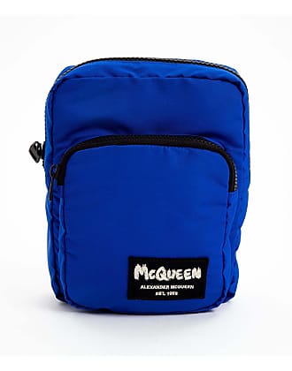 Herren Taschen Alexander McQueen Synthetik Polyester kuriertasche in Blau für Herren 